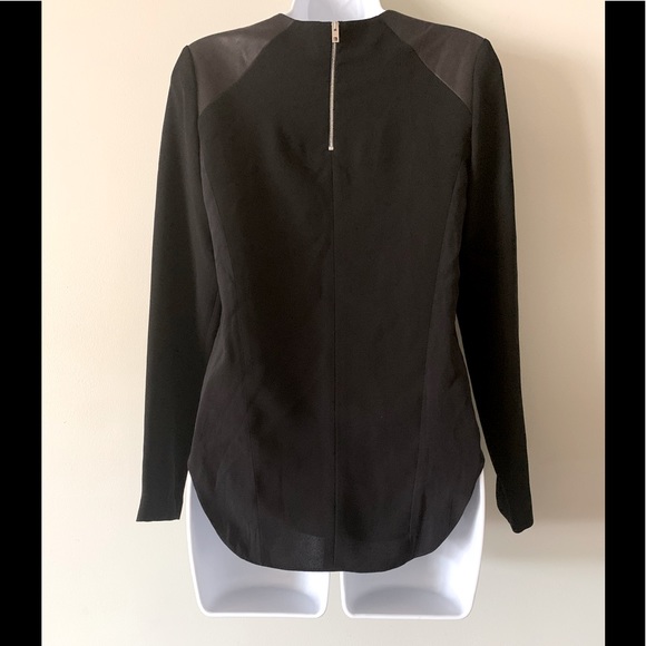 Rag & Bone Silk and Lamb Leather Top XS - Picture 3 of 8